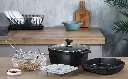 [THE HARVEST] 5 IN 1 DIE CAST 24CM GRILL & CASSEROLE PAN SET (2).webp