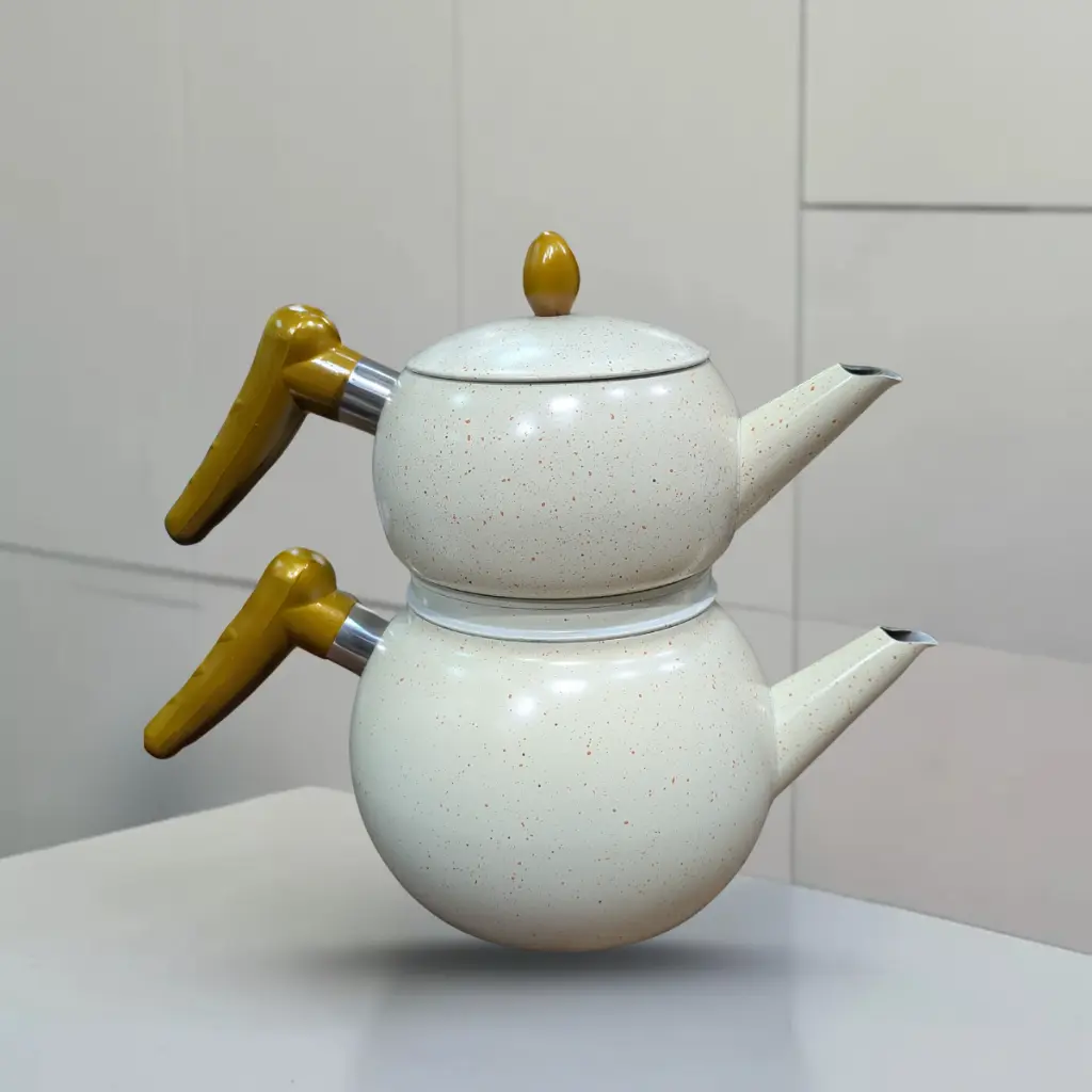 [HH010] - 2PCS TEA POT SET BAKELITE HANDLES WHITE COLOR (1.1).webp