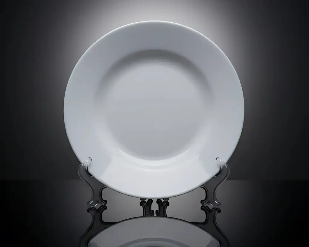 [RDSP90/W] - 9" ROUND SOUP PLATE- WHITE