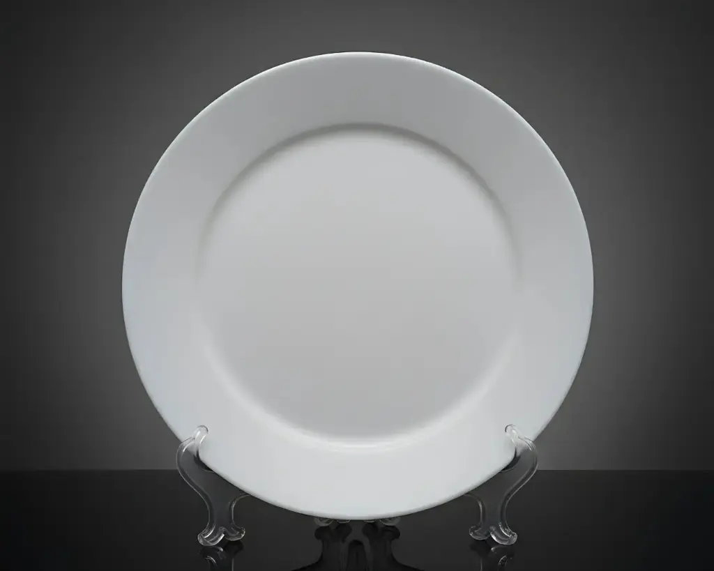 [RDDP100/W] - 10" ROUND DINNER PLATE- WHITE