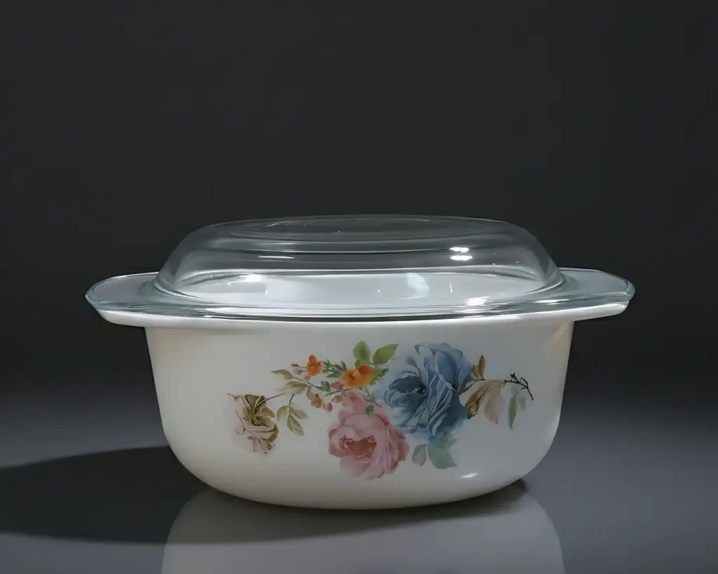 [CDL15-1] - 1.5 L CASSEROLE WITH LID- VINTAGE FLORAL