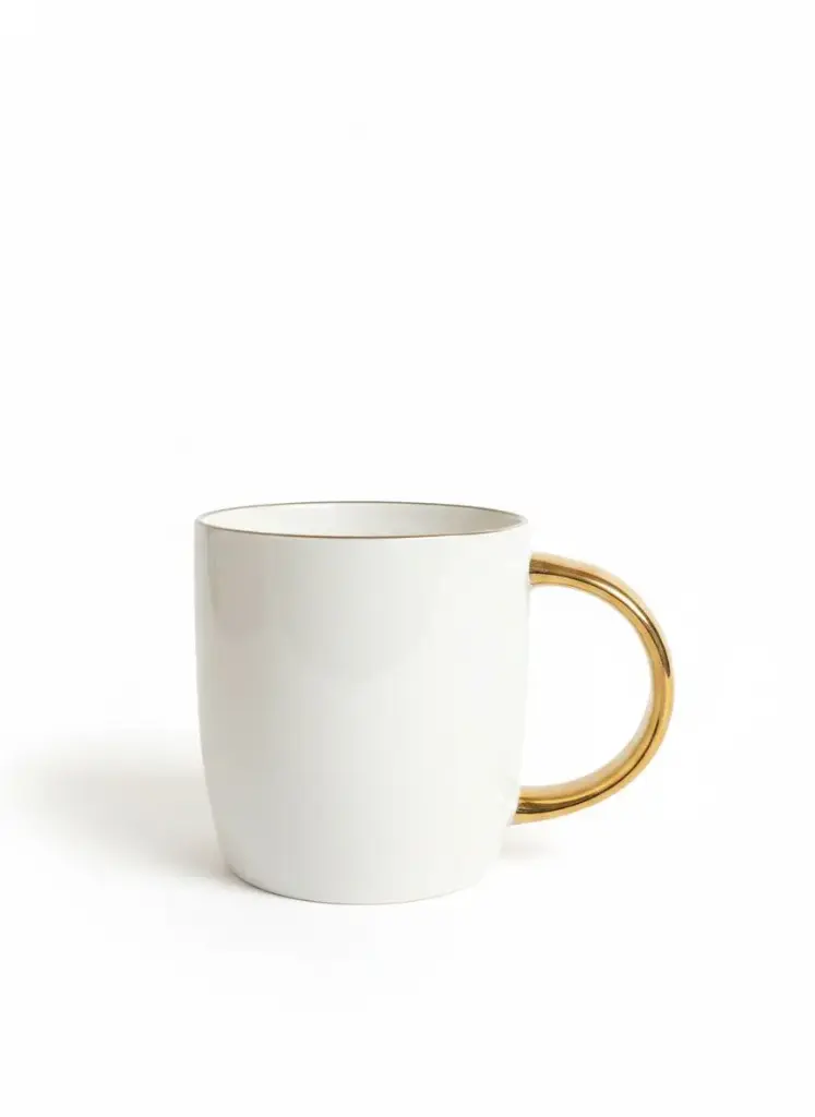 LH5345 - MUG CERAMIC - GOLD LINE