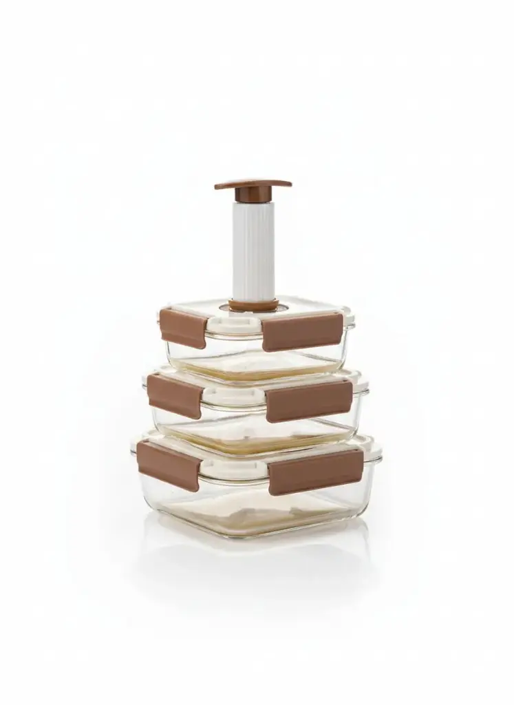 CB5546 - 4PCS STORAGE BOX SET [380ml+640ml+1040ml] 