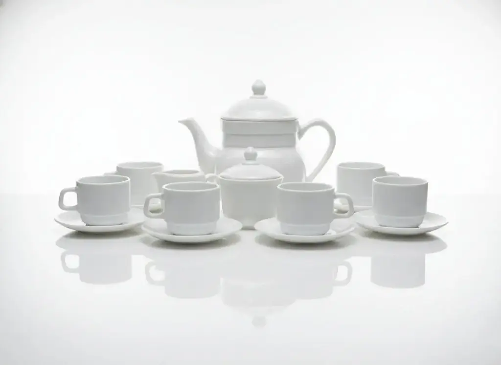 CB5507 - 17PCS OPAL TEA SET
