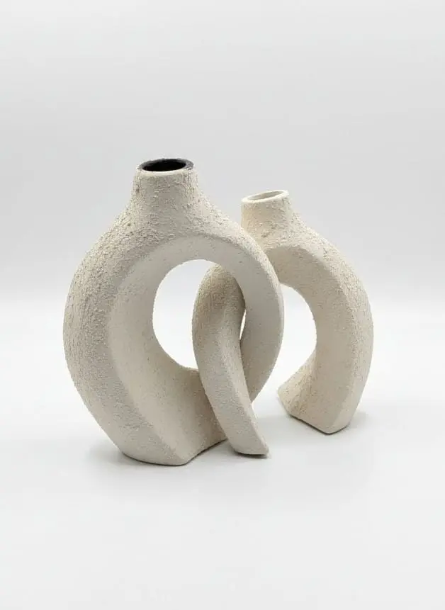 BM5316 - CERAMIC TWIN VASE