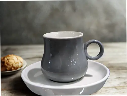 [6106] [6106] KARAKA 90ML 12PCS BONE CHINA CUP & SAUCER SET