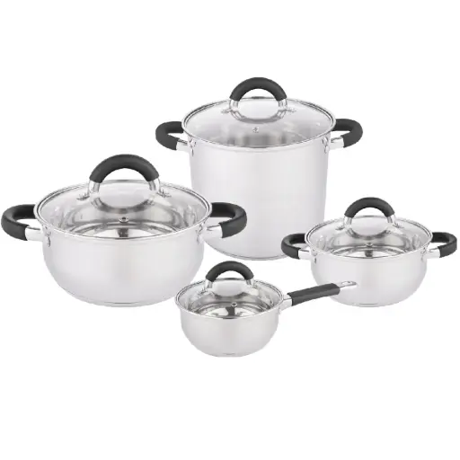 [WS3062] 8 Pcs SS COOKWARE SET [WS3062]
