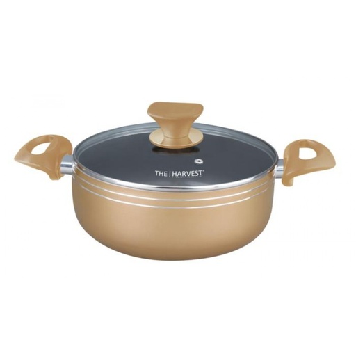 [THE HARVEST] NON-STICK CERAMIC CASSEROLE POT W/LID