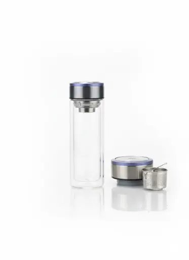 [CB5532] CB5532[HGRD-501] - GLASS DOUBLE WALL THERMAL BOTTLE: 380 ML