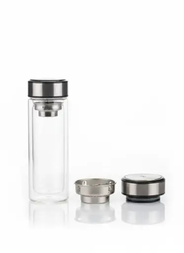 [CB5539] CB5539[HGRD-507] - GLASS DOUBLE WALL THERMAL BOTTLE : 380ML