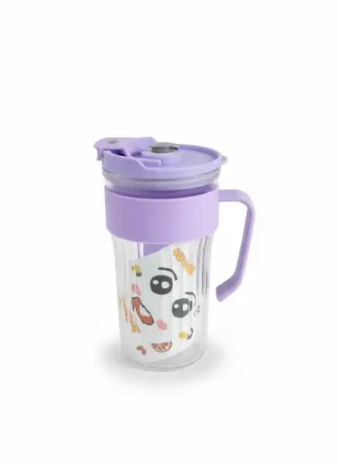 [LZY5048] LZY5048 - GLASS CUP WITH STRAW