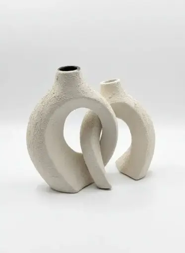 [BM5316] BM5316 - CERAMIC TWIN VASE