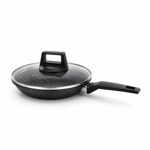 [THE HARVEST] HM-FP 20GB:  20CM FRY PAN WITH GLASS LID [6801]